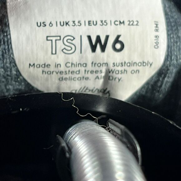 Allbirds Women Tree Skipper Lace Up Washable Comfort Boat Shoes Size 6 - Picture 5 of 9